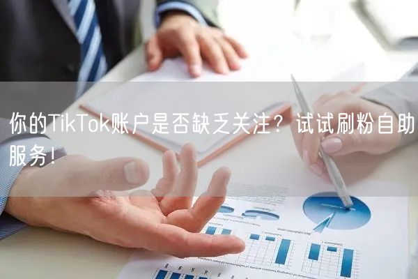 你的TikTok账户是否缺乏关注？试试刷粉自助服务！