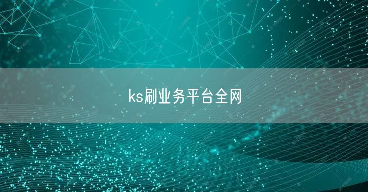 ks刷业务平台全网