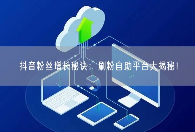 抖音粉丝增长秘诀：刷粉自助平台大揭秘！
