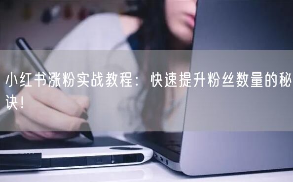 小红书涨粉实战教程：快速提升粉丝数量的秘诀！