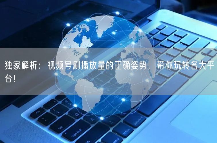 独家解析：视频号刷播放量的正确姿势，带你玩转各大平台！